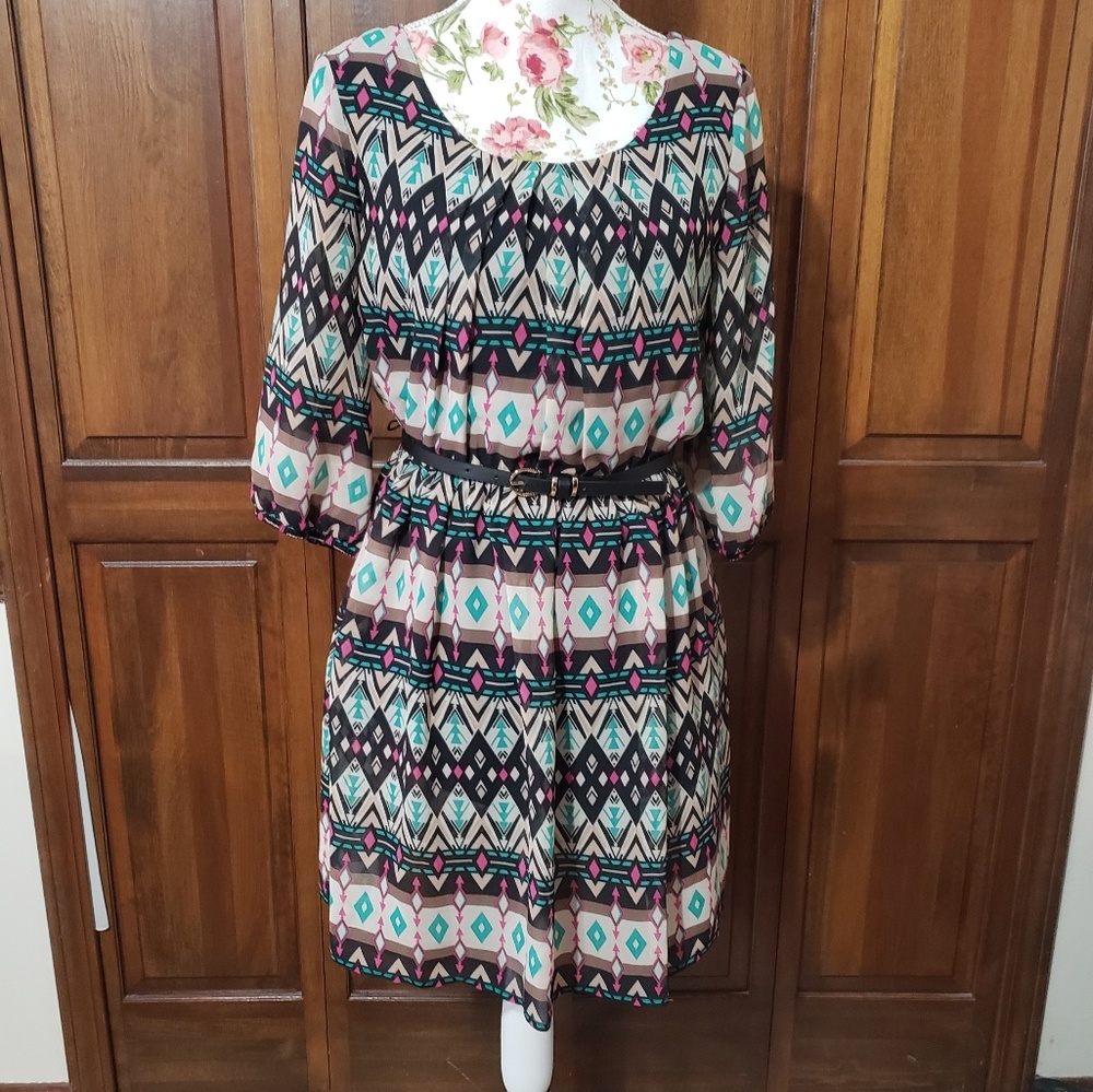 By&By patterned dress M